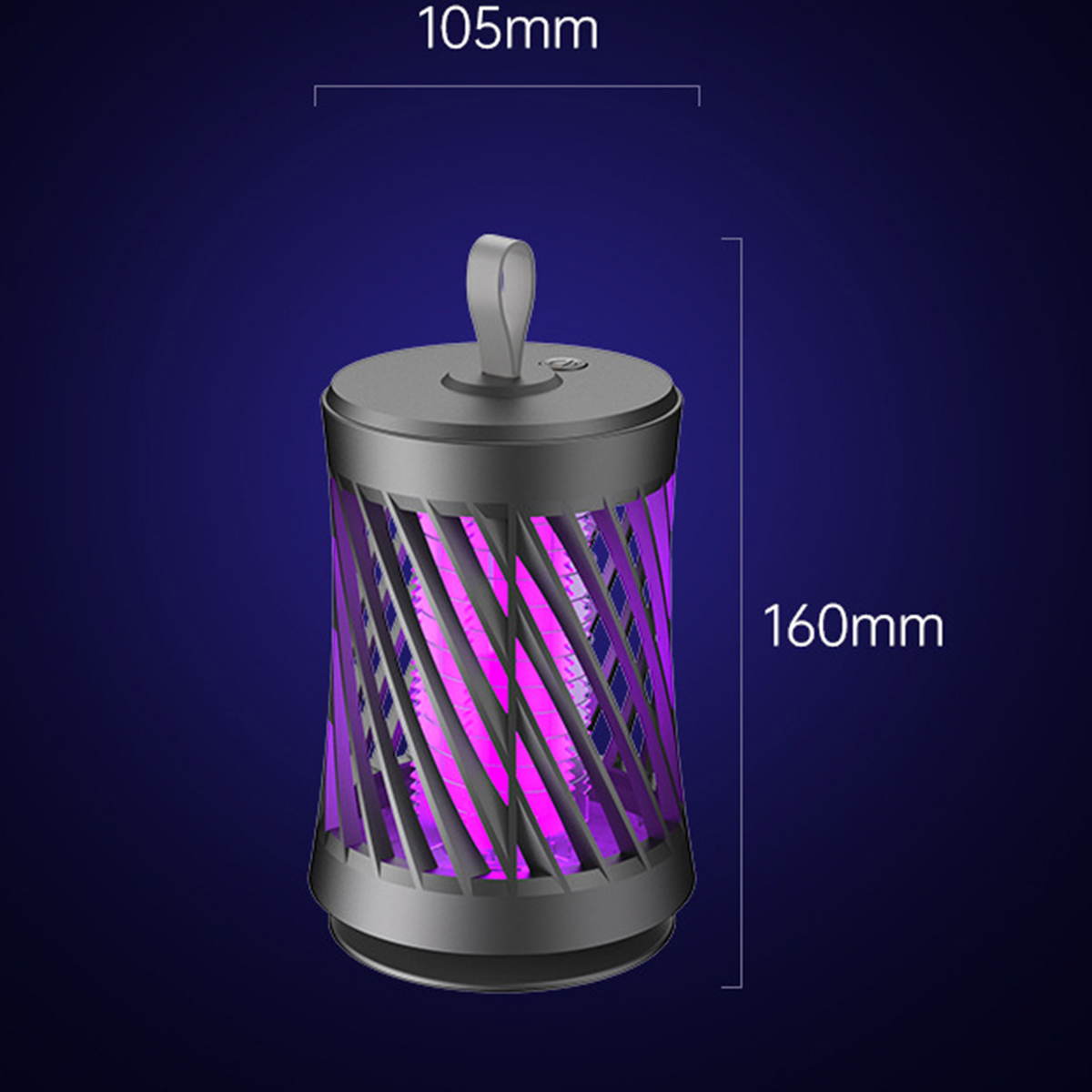 BRIGHTAKE USB Insektenvernichter Moskito-Fang|50sqm Wiederaufladbare Stiller Moskito-Killer-Lampe Photokatalysator