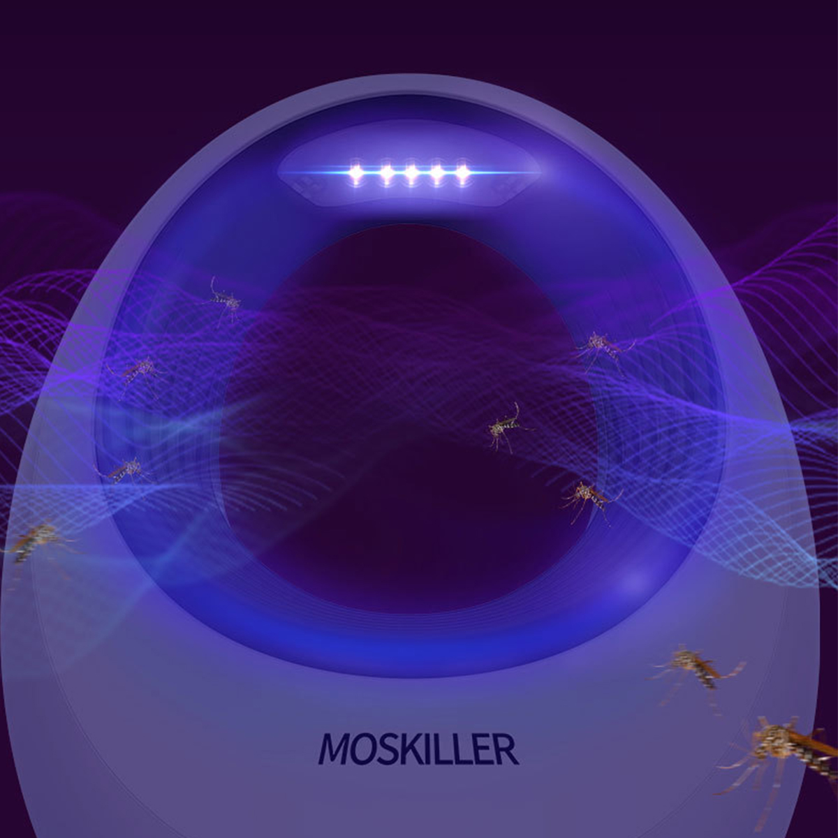 Photokatalytische UV-Freie Moskitofalle BRIGHTAKE LED Mückenlampe Insektenvernichter mit