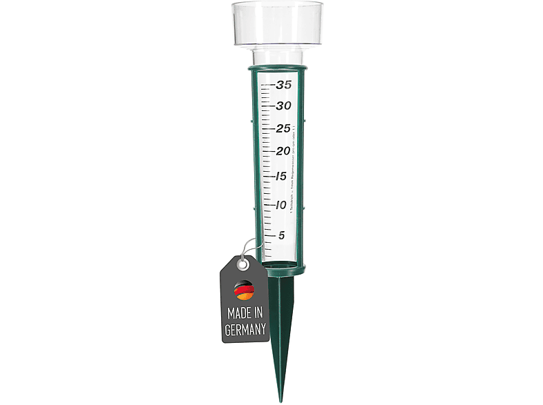 LANTELME 1 Hygrothermometer Erdspieß mit Regenmesser Stück
