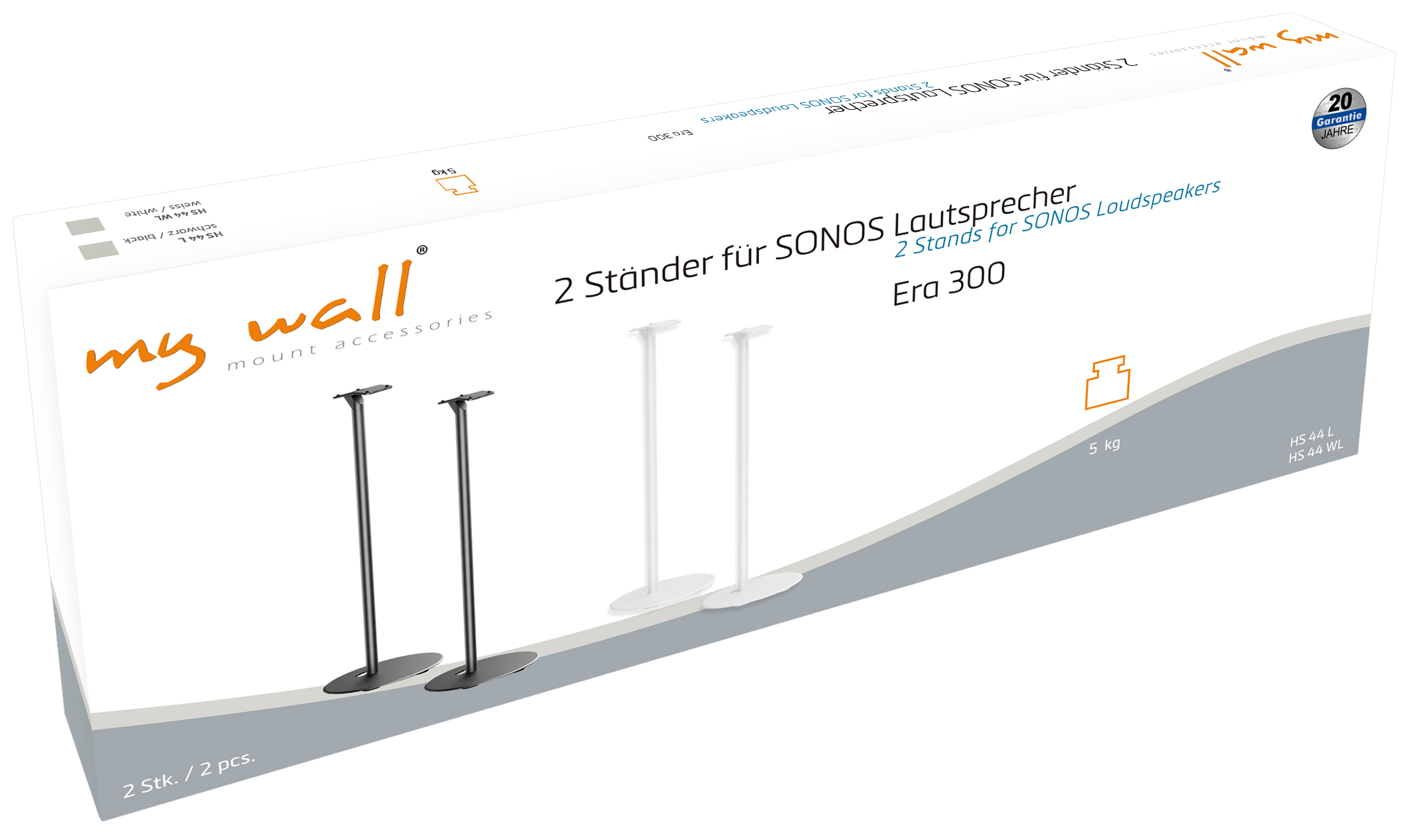 HS44WL Lautsprecher Sonos® Era für 300 WALL Ständer MY 2er-Set