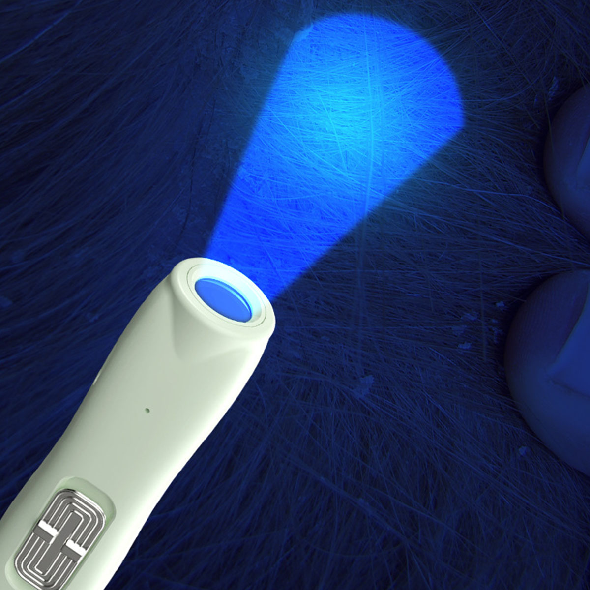 BRIGHTAKE UV-Licht Haustier Fußhaar Rasiergerät trimmen elektrischer Haarschneider Haustier-Rasierer Fußhaar