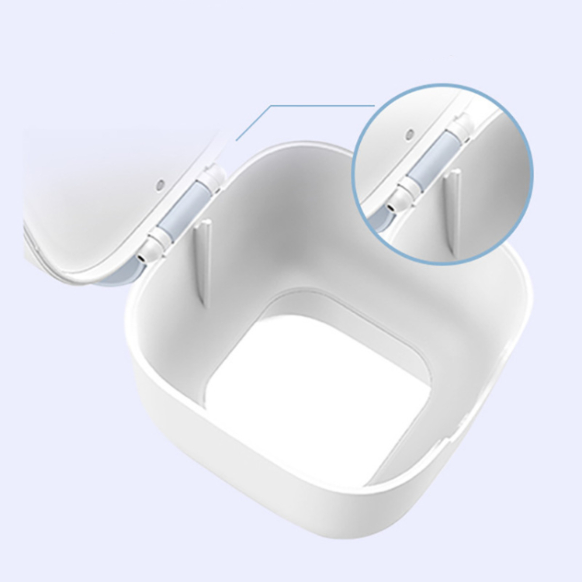 ENBAOXIN Tragbarer UV-Sterilisator - Ultraviolett-Sterilisator Desinfizieren Knopfdruck Jederzeit auf überall, Weiß und Sie