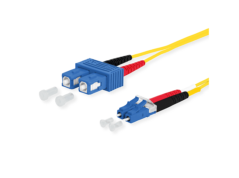 METZ OpDAT Patchkabel SC-D/LC-D OS2, Netzwerkkabel, 15 m | Adapter & Netzwerkkabel