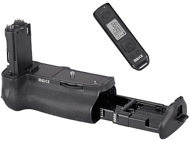 MEIKE Batteriegriff mit Timer-Fernbedienung Canon EOS 5D Mark IV wie BG-E20 MK-5D4 Pro, Batteriegriff, Black