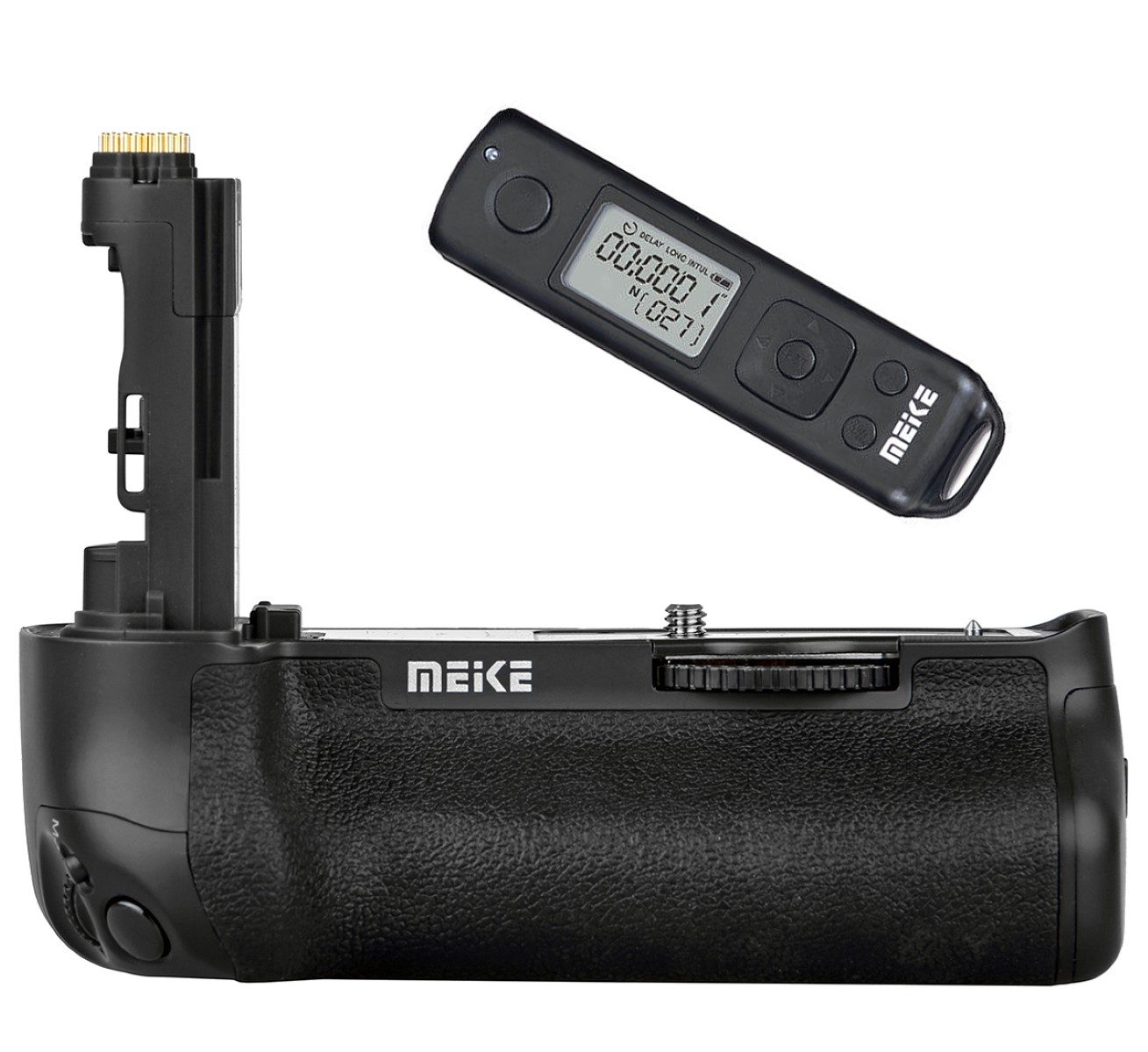 MEIKE Batteriegriff mit Timer-Fernbedienung Canon 5D wie Black Batteriegriff, IV Mark MK-5D4 BG-E20 EOS Pro