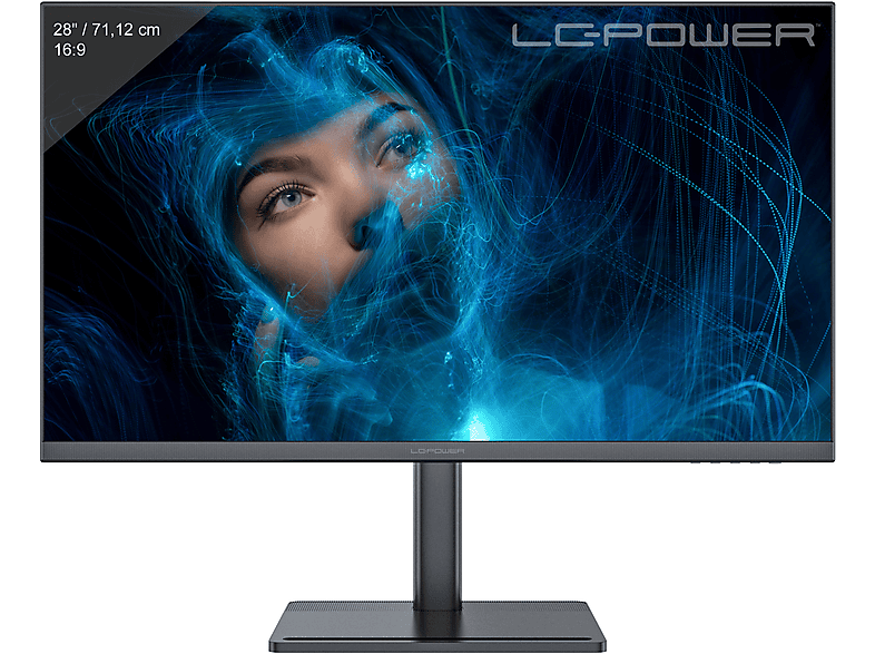 LC POWER LC-M28-4K-UHD 28 Zoll UHD 4K Office Monitor (5 ms Reaktionszeit , 60 Hz ) | PC Monitore 27 Zoll bis 31.3 Zoll