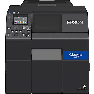 Impresora multifunción tinta - EPSON ColorWorks CW-C6000Ae, Inyección de tinta, Negro