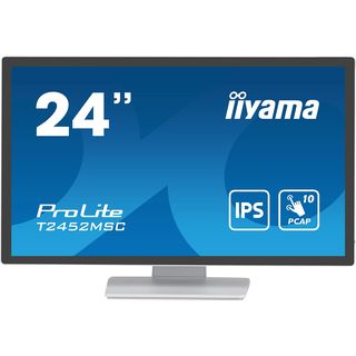 Monitor - IIYAMA T2452MSC-W1, 23,80 ", Full-HD, 14 ms, 60 Hz, Negro