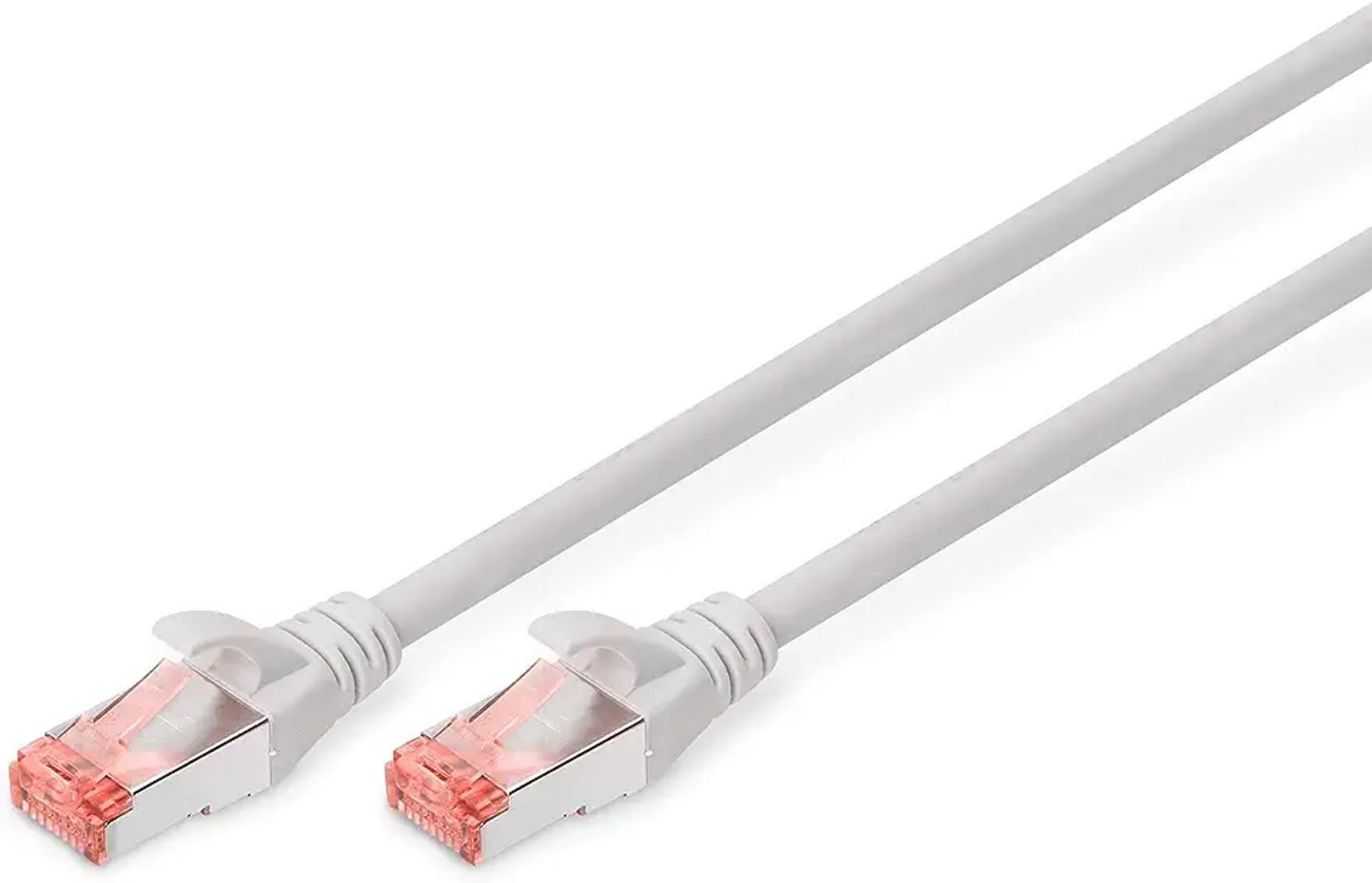 Kupfer Patch-Kabel 2 RJ-45 2m m (M) RJ-45 Netzwerkkabel, (DK-1644-020), 6 grau (M) zu S/FTP DIGITUS DIGITUS Cat