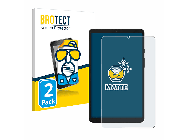 BROTECT 2x A9 Galaxy WiFi) Schutzfolie(für matte Samsung Tab