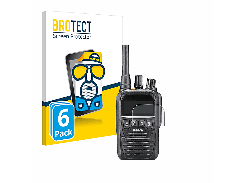 BROTECT 6x matte Schutzfolie(für ID-F52D) Icom