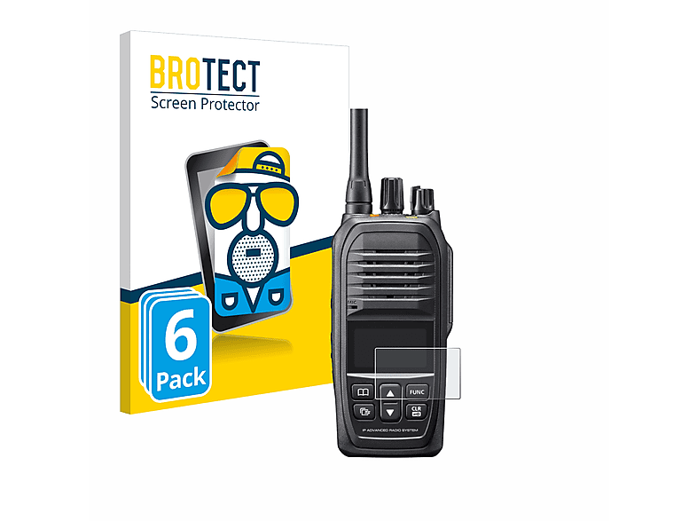 BROTECT matte Schutzfolie(für IP730D) Icom 6x