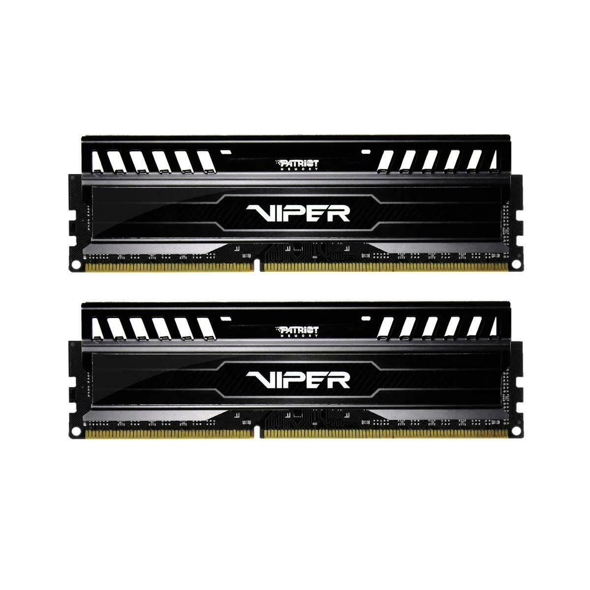 Due banchi RAM Viper. Neri con dettagli argentati.