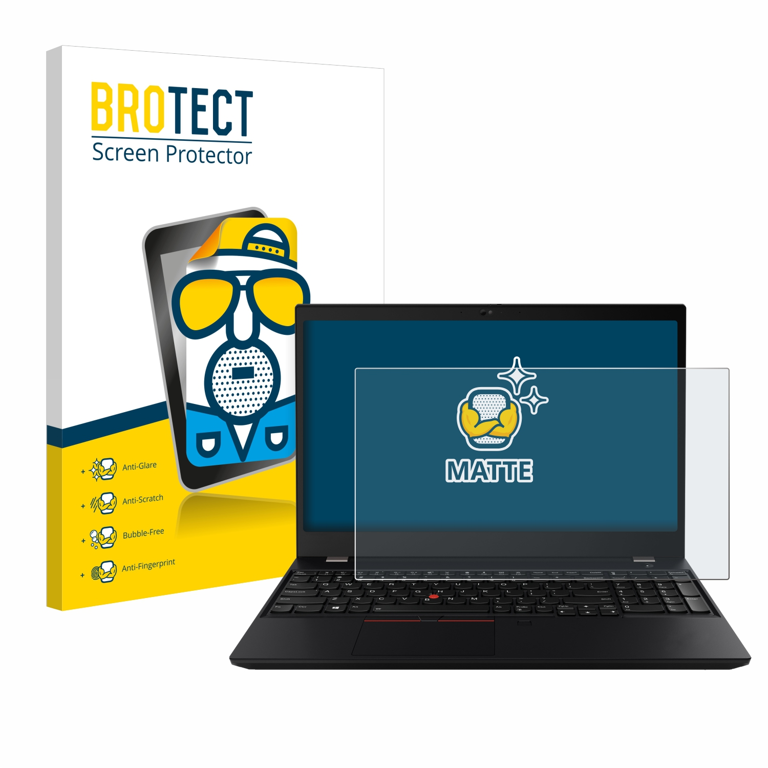 BROTECT matte Schutzfolie(für Lenovo T15) ThinkPad
