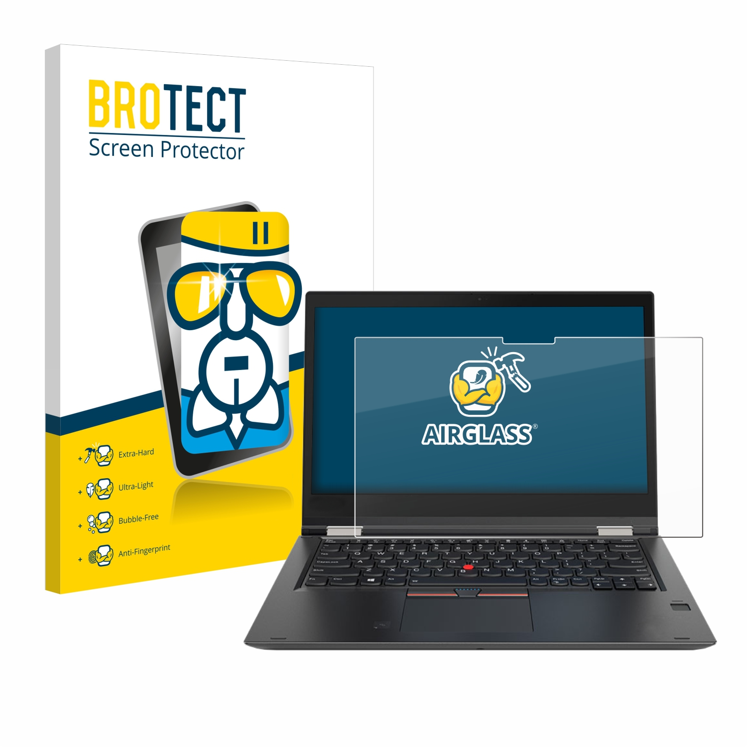 BROTECT Airglass klare Schutzfolie(für Lenovo ThinkPad Yoga X380)