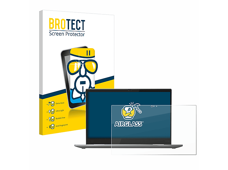 BROTECT Airglass klare Schutzfolie(für Lenovo ThinkPad X1 Yoga (5. Gen.)) | Pflege & Schutz