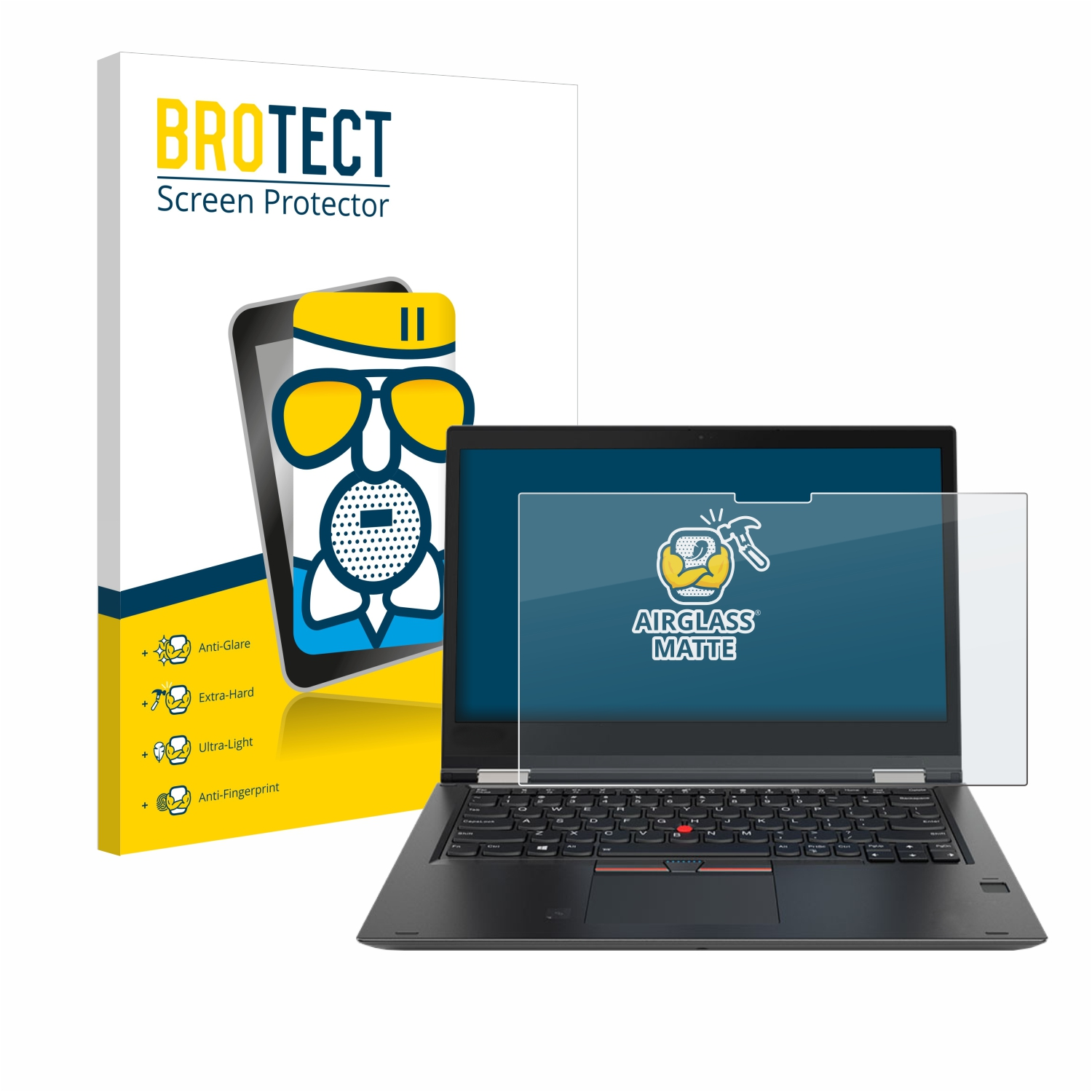 BROTECT Airglass Yoga ThinkPad matte X380) Lenovo Schutzfolie(für