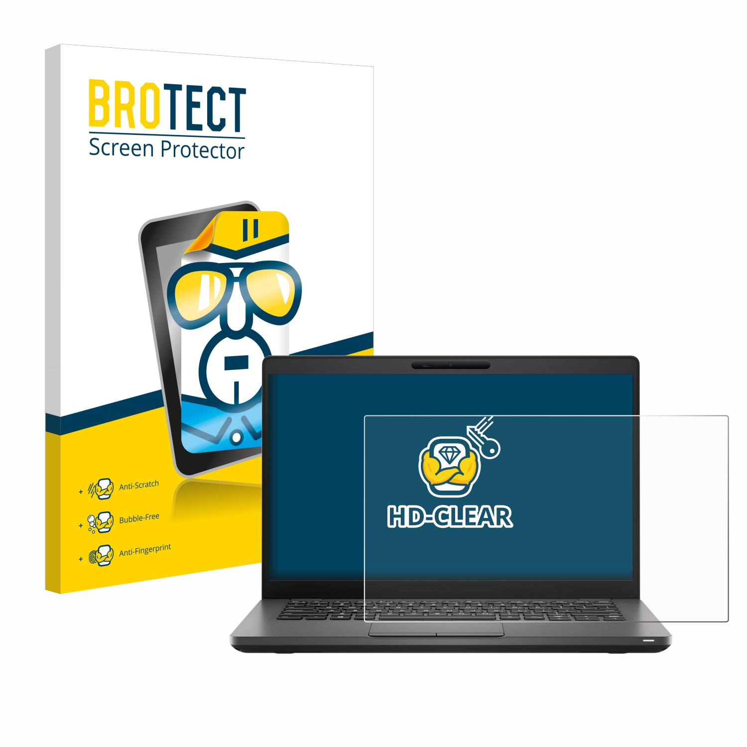 BROTECT klare Dell Schutzfolie(für Latitude 5400)