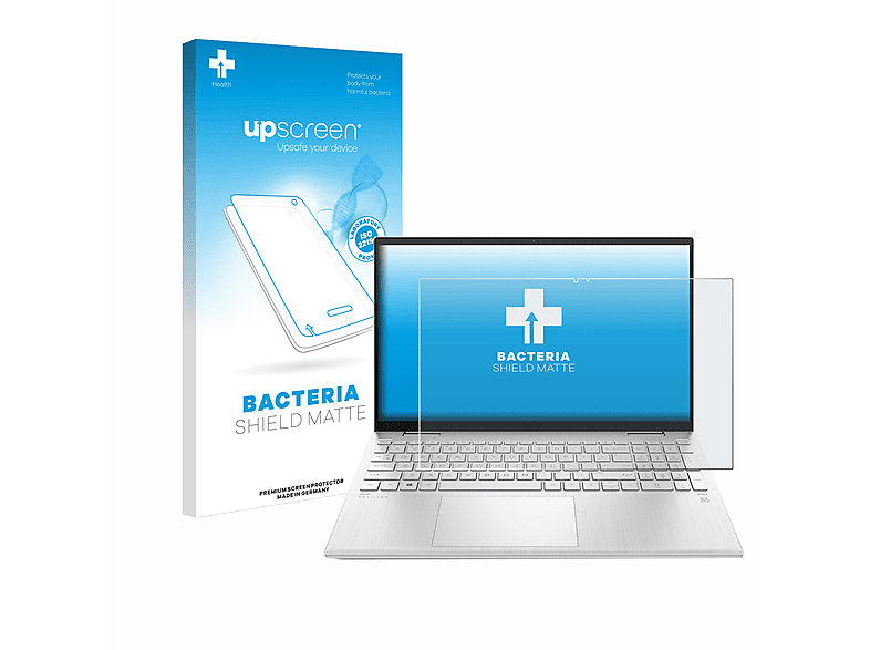 UPSCREEN x360 (15-erX)) matte HP antibakteriell Pavilion Schutzfolie(für entspiegelt