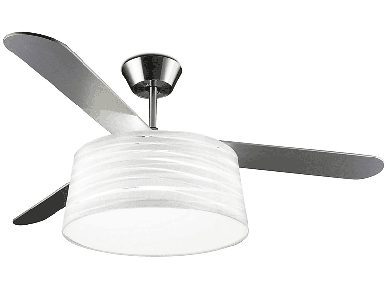 LEDS C4 Belmont Deckenventilator Grau / Silber (50 Watt)