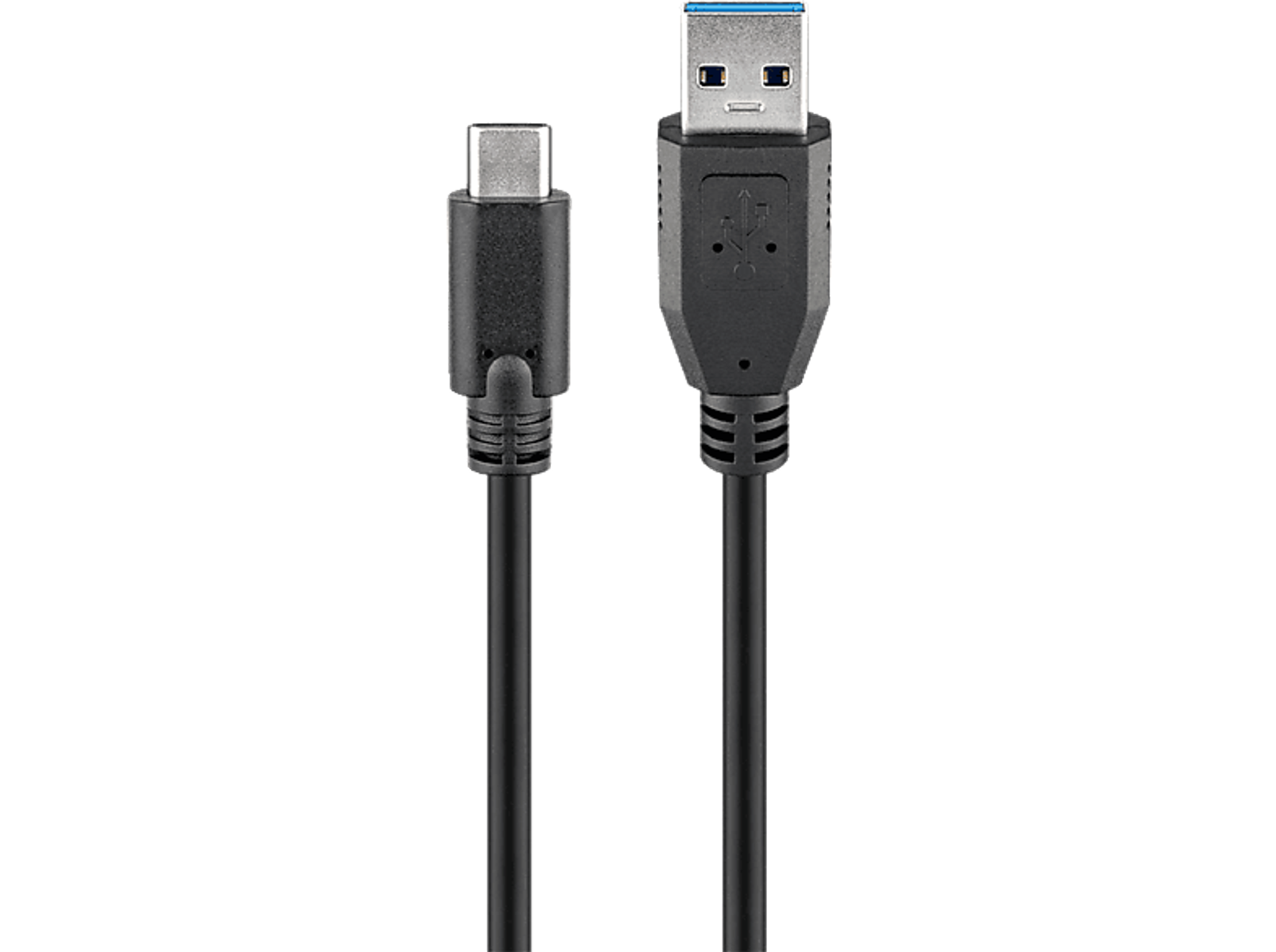 Kabel,  0.5M SCHWARZ 3.0 Schwarz 67999 GOOBAY USB-C/A