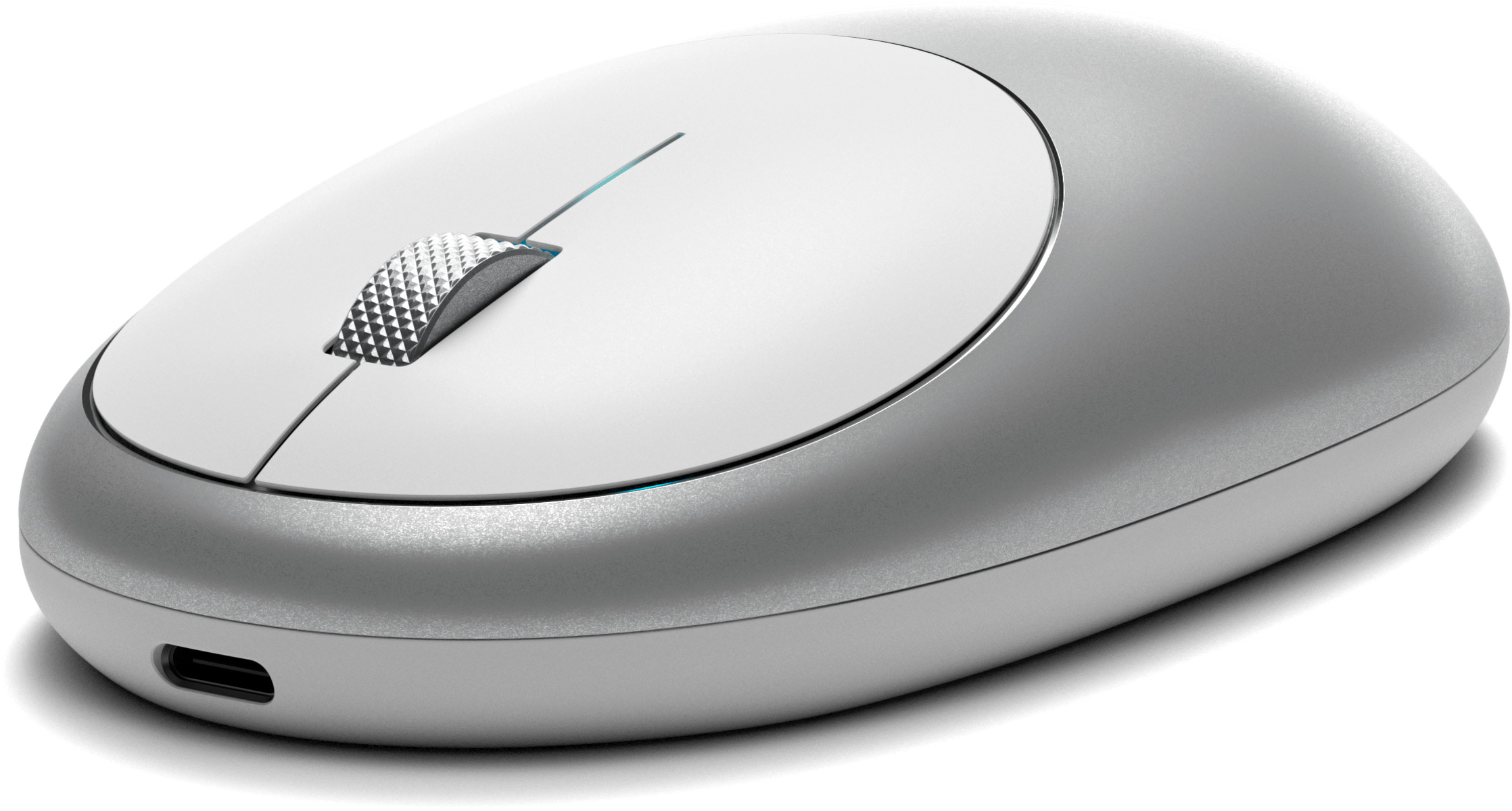 Maus, M1 Wireless - Silver Bluetooth Silber Mouse SATECHI