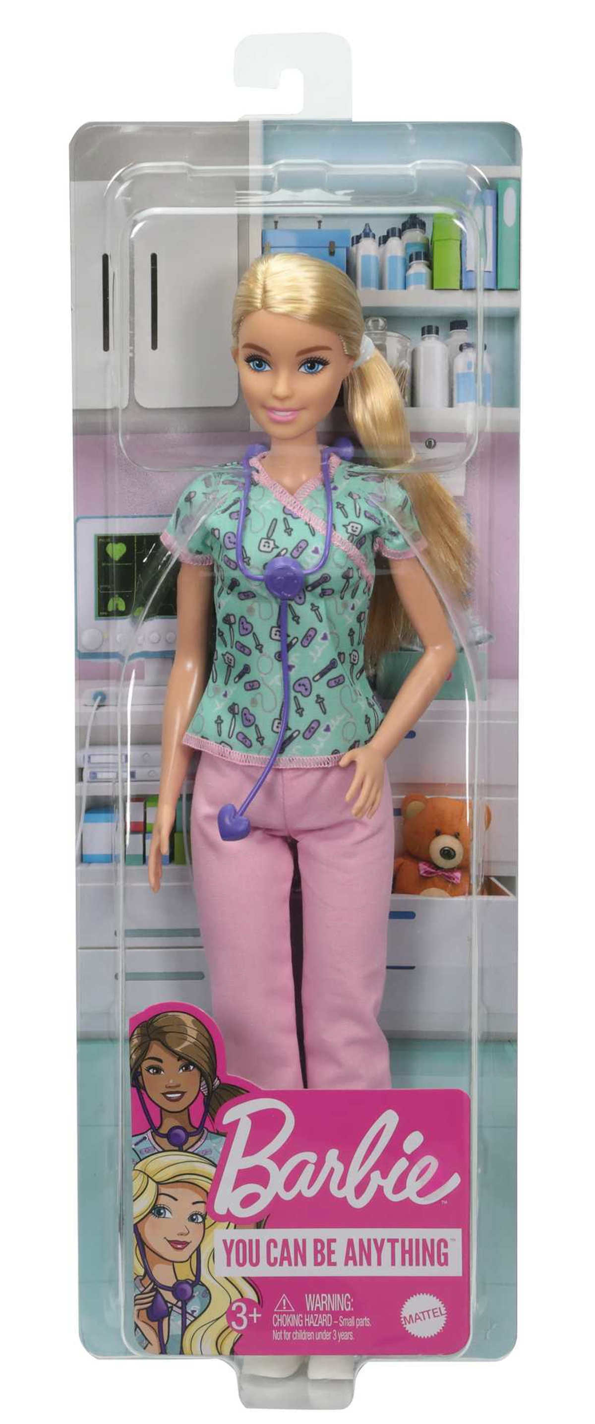 Barbie Spielzeugpuppe Quiero Yo MATTEL GTW39 Enfermera Ser