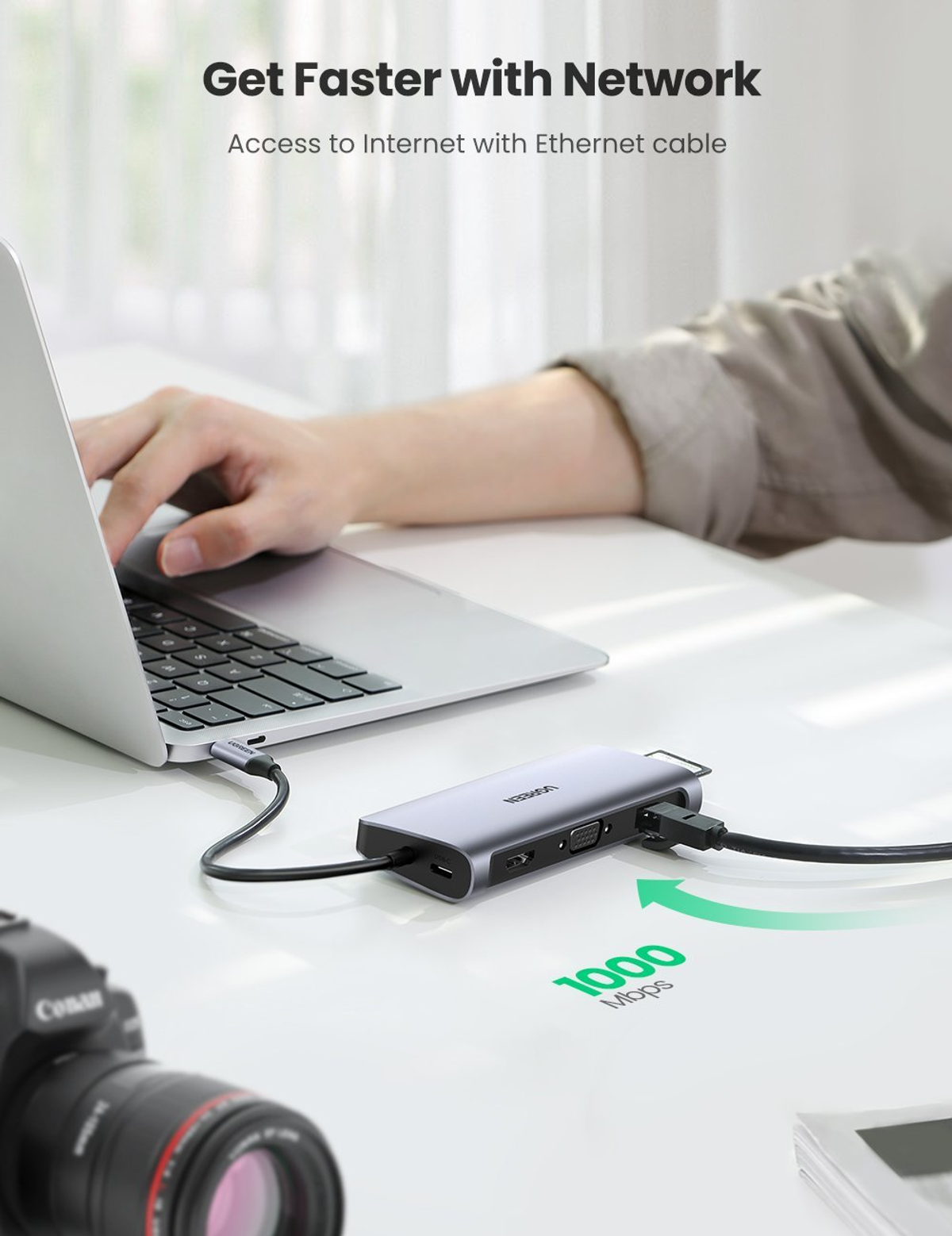 DELL 80133 USB grau Hub