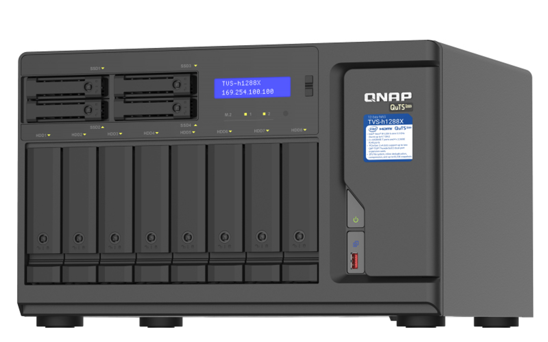 3,5 Zoll 0 TVS-h1288X-W1250-16G SYSTEMS TB QNAP