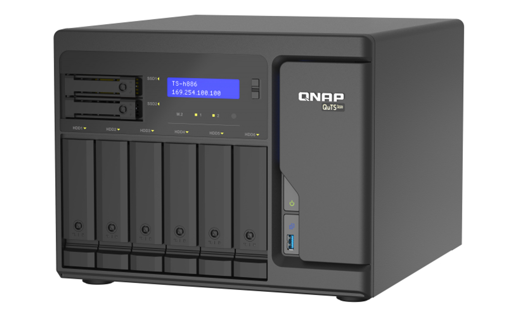 QNAP SYSTEMS 0 Zoll TB TS-h886-D1622-16G 3,5