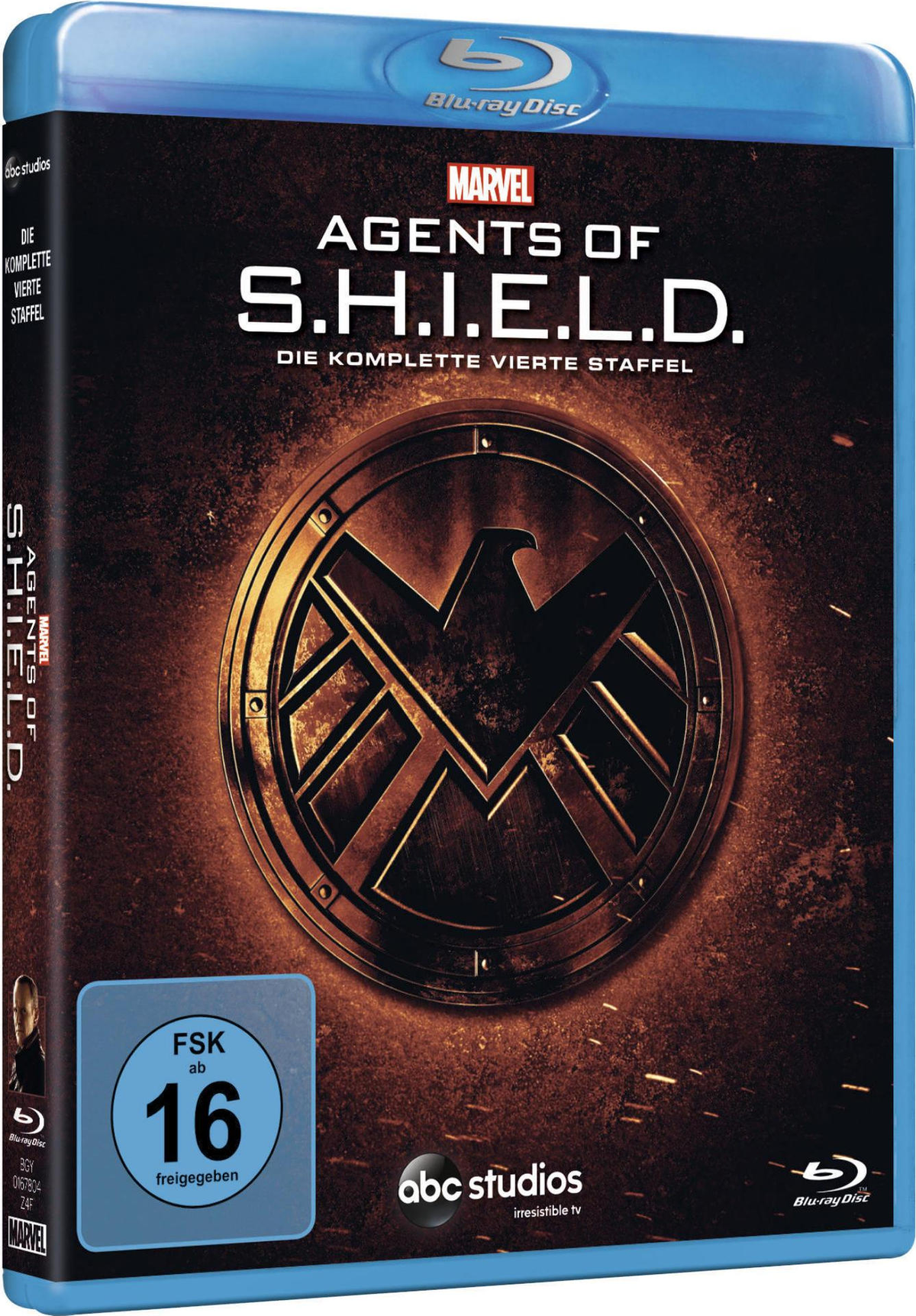 Blu-ray-Hülle. Marvel Agents of S.H.I.E.L.D. Logo in der Mitte.