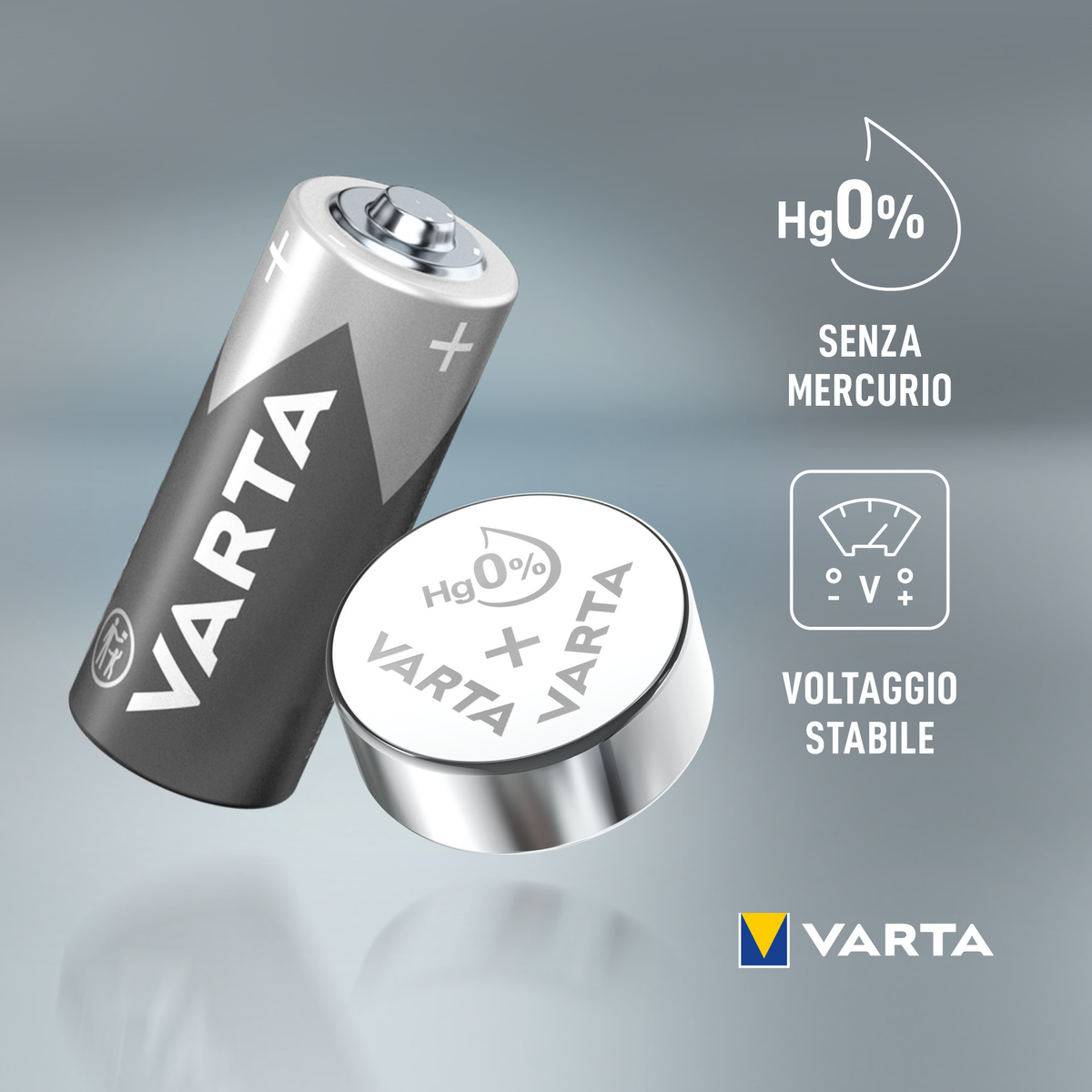 VARTA Electronics V13GA LR44 Fotobatterie 1,5V Volt, Stück 0.125 1.5 AlMn, (1er Ah 1 Blister) Fotobatterie, Distancia Mando