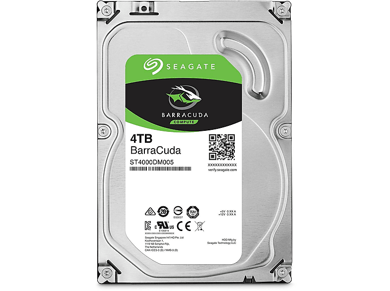 SEAGATE ST4000DM004, 4 TB, HDD, 3,5 Zoll, intern