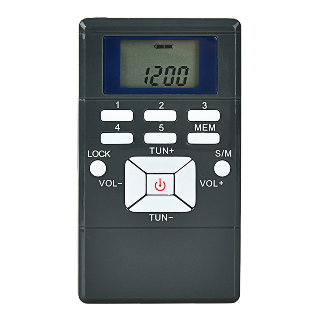 ENBAOXIN Stereo-Radio - Festfrequenz-Empfänger, FM, Weiß FM, Klare Signal, Stabiles Radio, Klangqualität