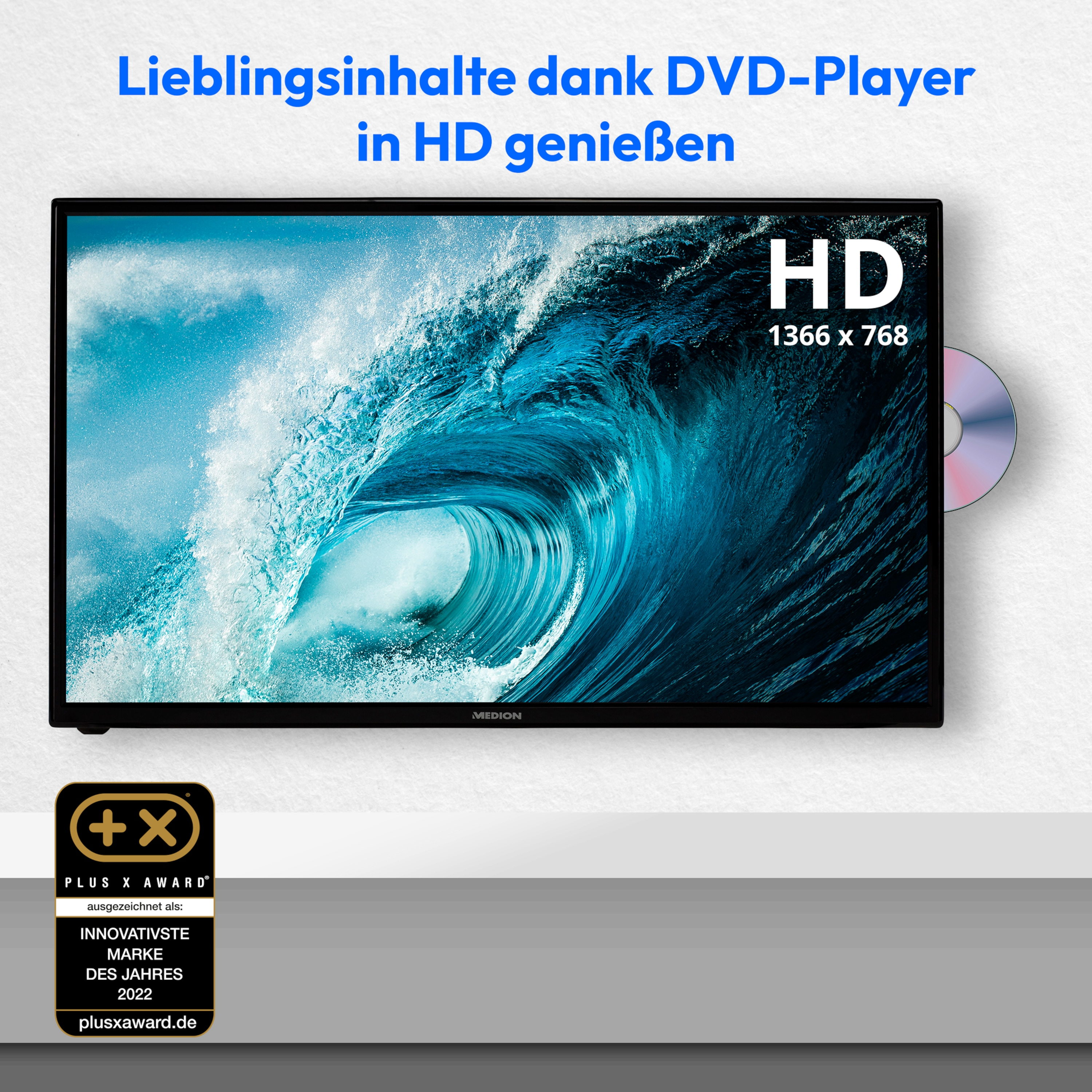 Fernseher Zoll / (Flat, MEDION HD) LIFE® 31,5 cm, E13227 80