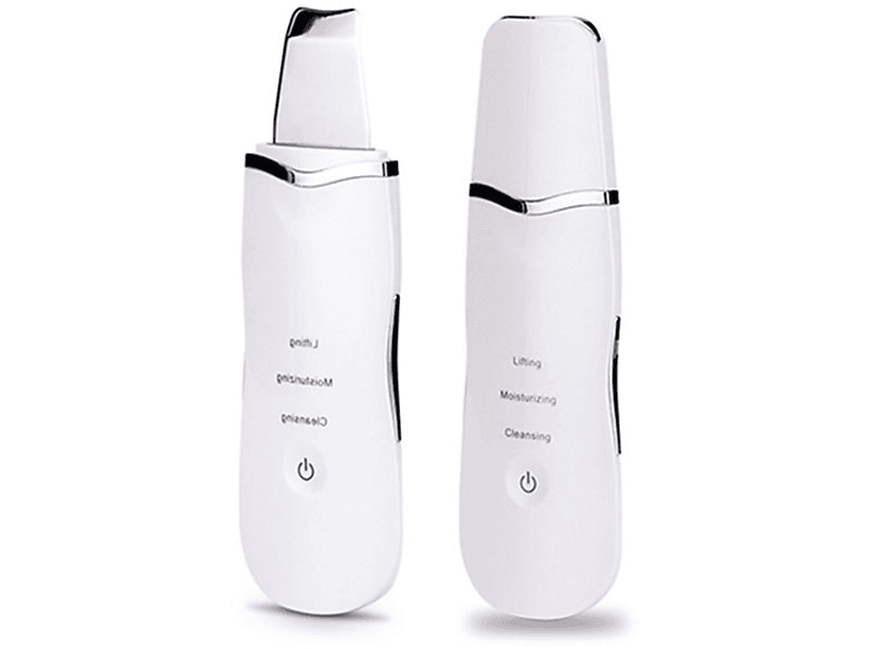 Ultraschall-Porenreiniger: Ein-Knopf-Bedienung ABS-Material, Reinigung, Schonende Multigroomer, UWOT Weiß