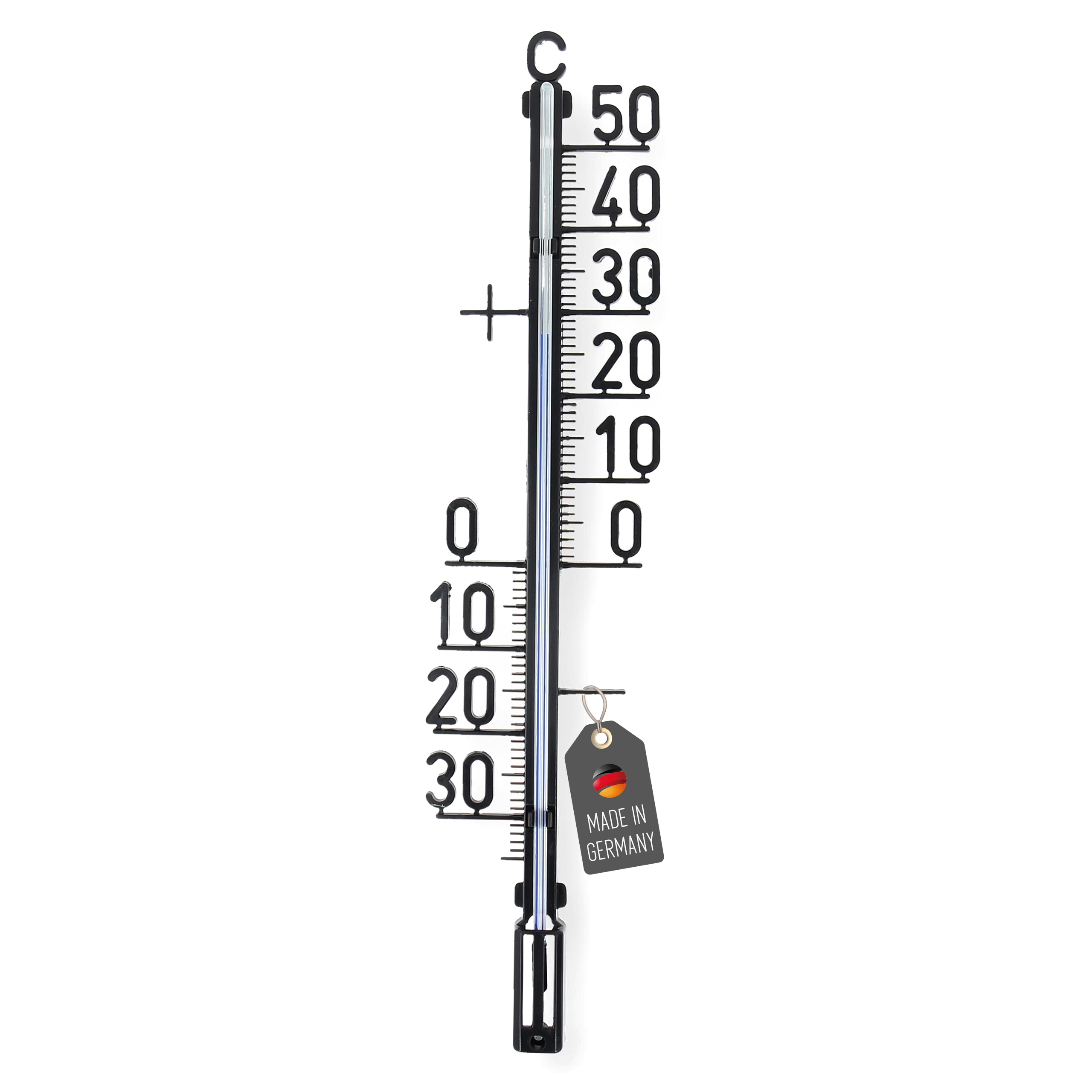 & 1 Thermometer Garten LANTELME Haus 35cm Stück Kunststoff