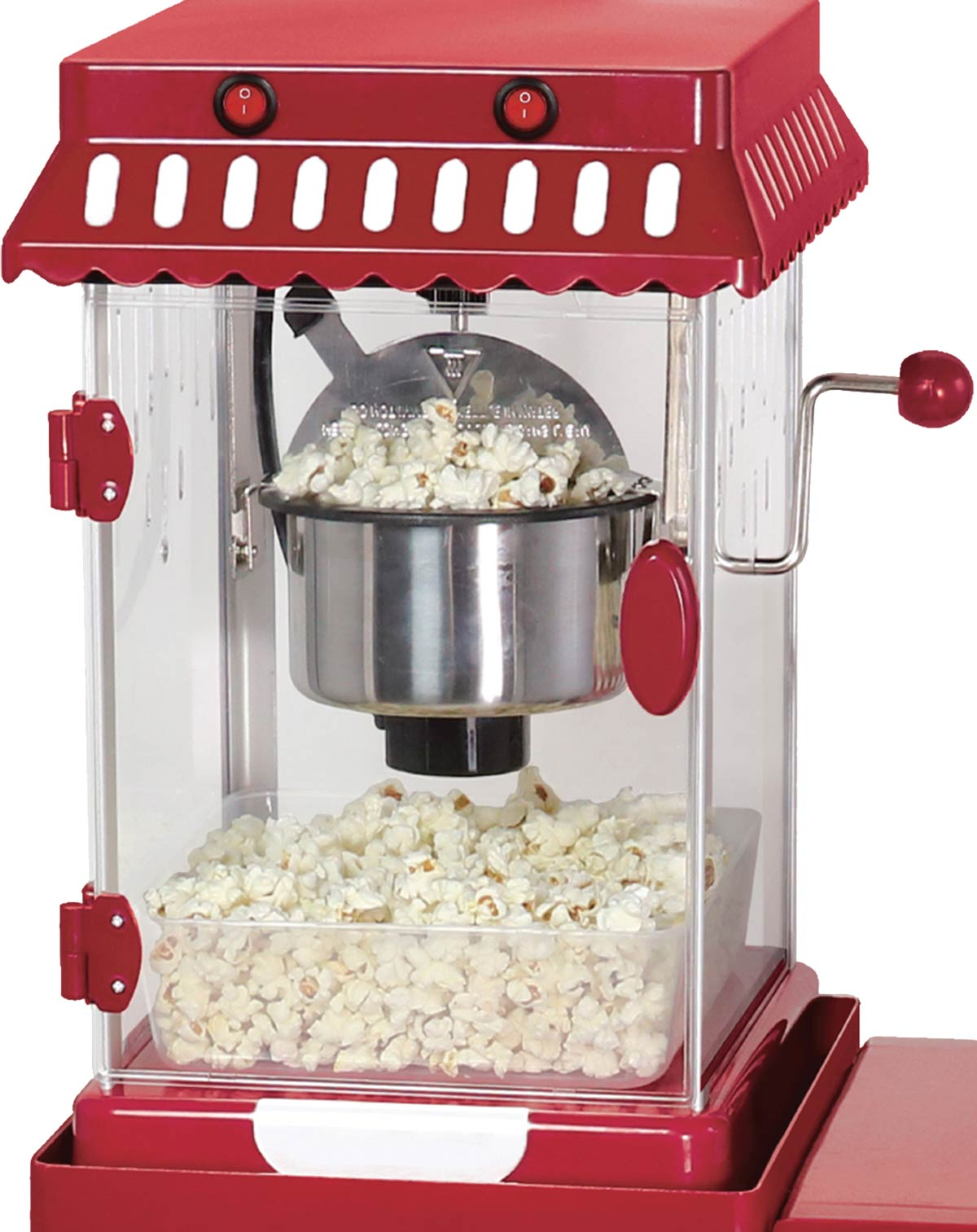 EPIQ 80001270 XXL Meter 1,15 Popcorn-Wagen Popcorn-Maker hoch Popcornmaschine