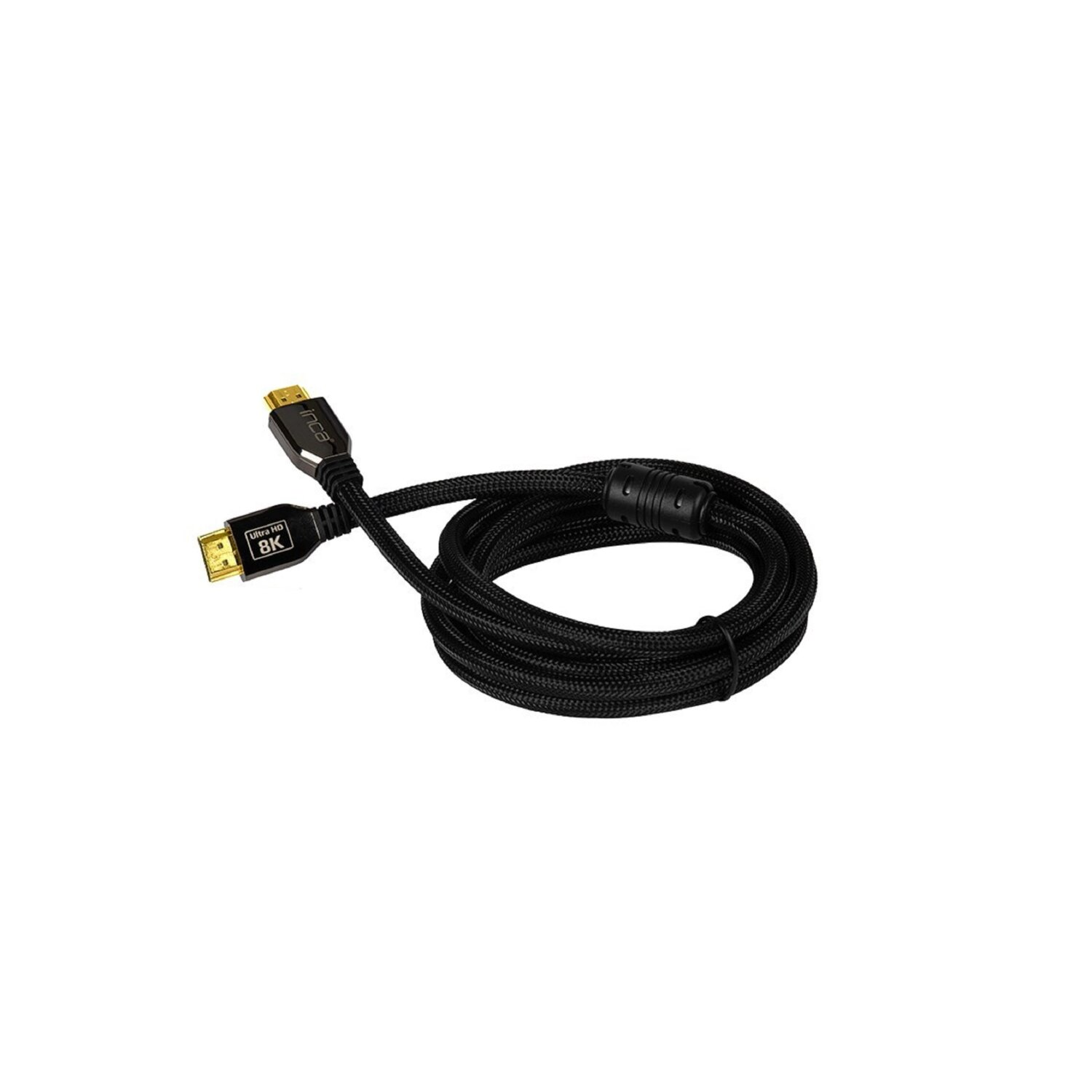 2m INCA HDMI-Kabel, Definition 8K High Schwarz Bildübertragung IHD-21