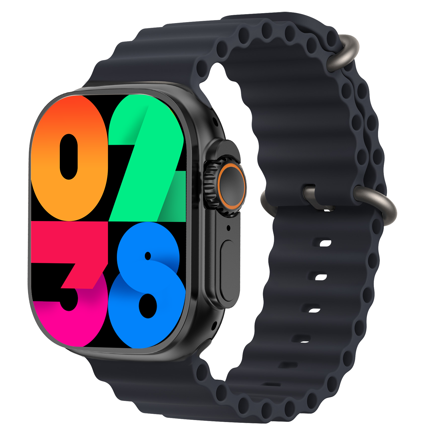 VA9 BT-Anruf SW Watch Smartwatch NFC 2 Schwarz Aktivitätstracker MIRUX Ultra Silikon,
