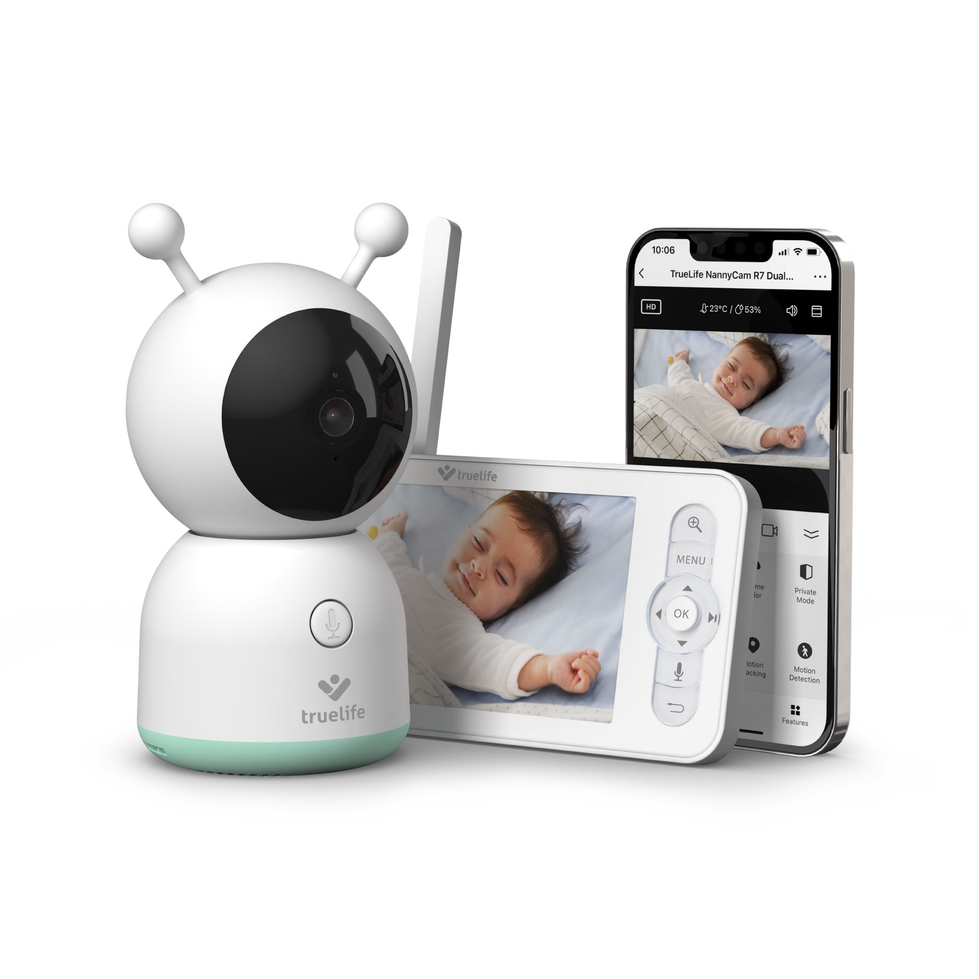 TRUELIFE NannyCam Babyphone R7 Smart Dual
