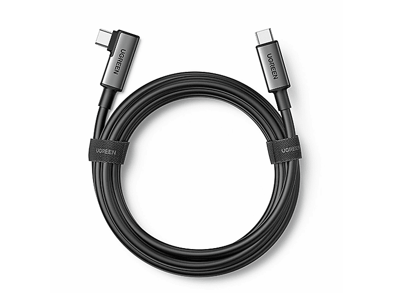 UGREEN abgewinkeltes Kabel - C Schwarz Type Type C, USB USB Ladekabel
