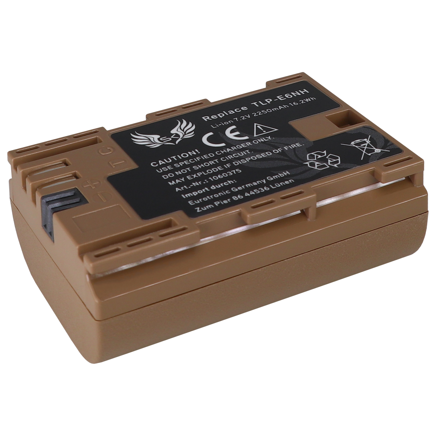 Typ-C LP-E6 LP-E6NH für SKGAMES LP-E6N Canon Li-ion Ladebuchse / 2250mAh Akku / / USB mit NTC Akku, Passend V1 &