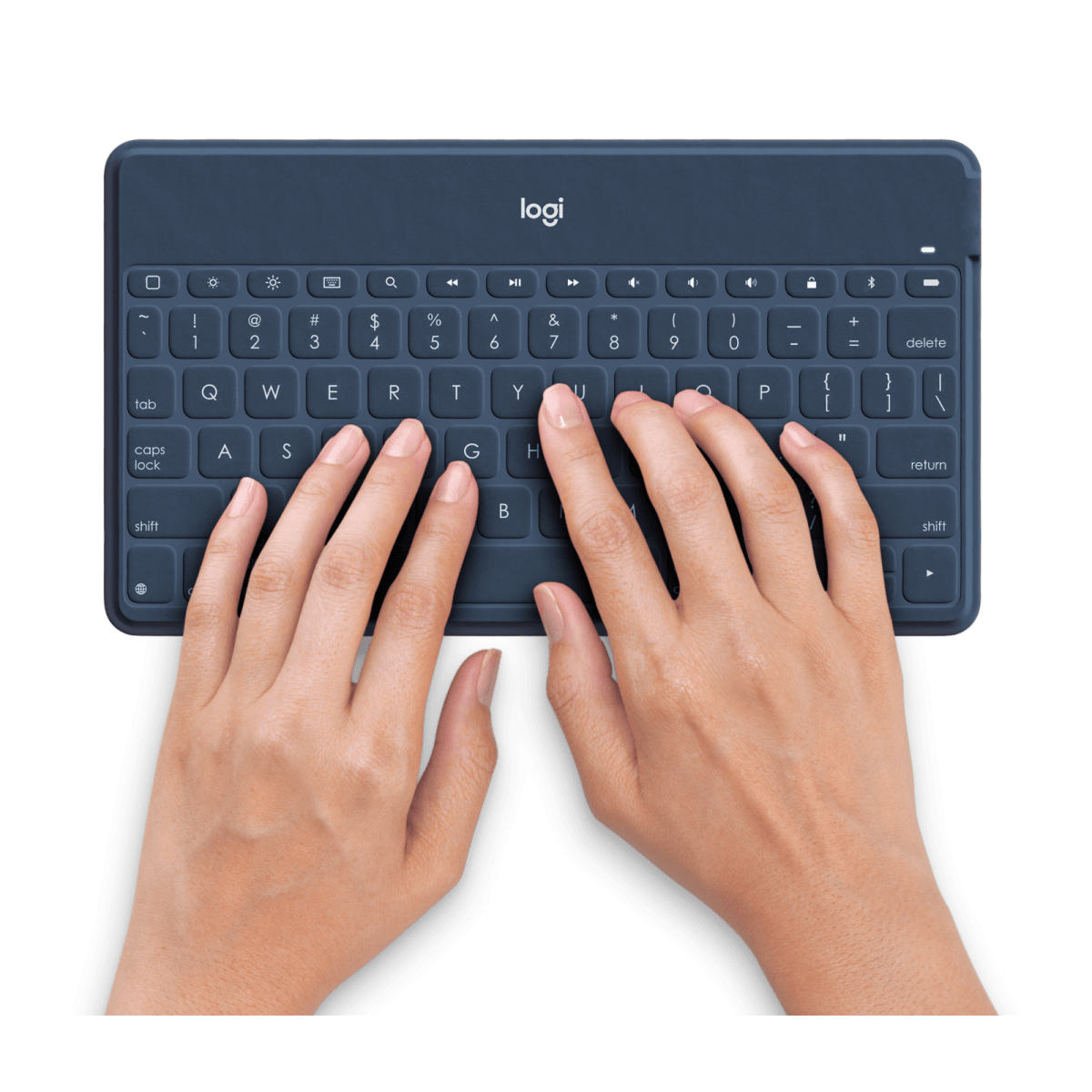TASTIERE LOGITECH 920-010044, QWERTY, Micro-USB, Blu scuro