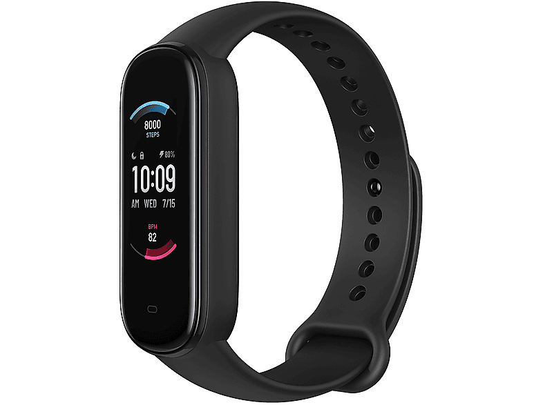 XIAOMI S2005OV1N BAND 5 Tracker, BLACK, MIDNIGHT mm, Midnight Black 162-235 Fitness