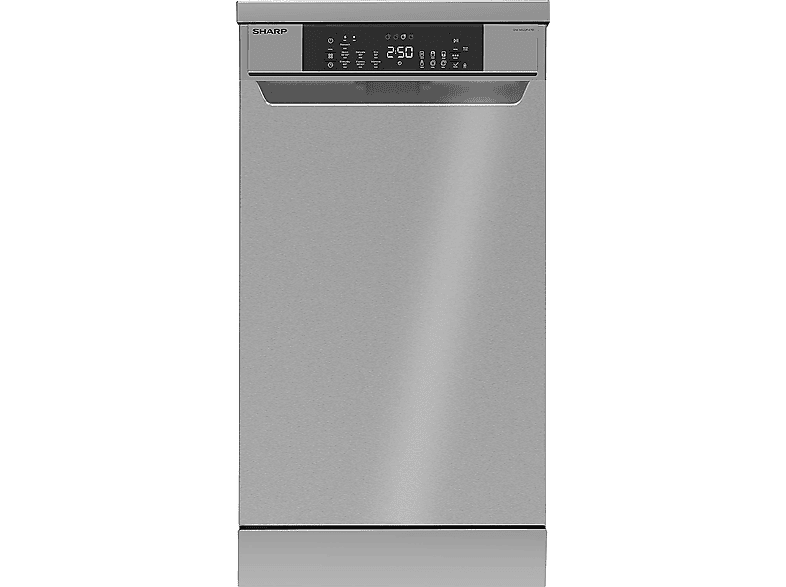SHARP QW-NS22F47EI-DE 10753082 Geschirrspüler (Standgerät (Besteckkorb + Besteckschublade, 450 mm breit, 47 dB (A), E)