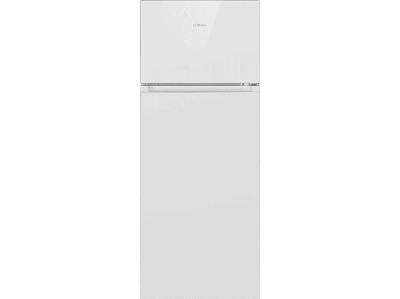 BOMANN DT 7318.1 KGV33VLEA Kühlgefrierkombination (E, 176 kWh, 1434 mm hoch, Weiß)