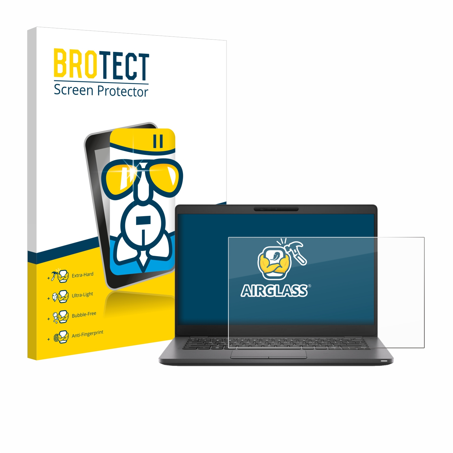 BROTECT Airglass klare Schutzfolie(für Dell 5300 Latitude Non-Touch)