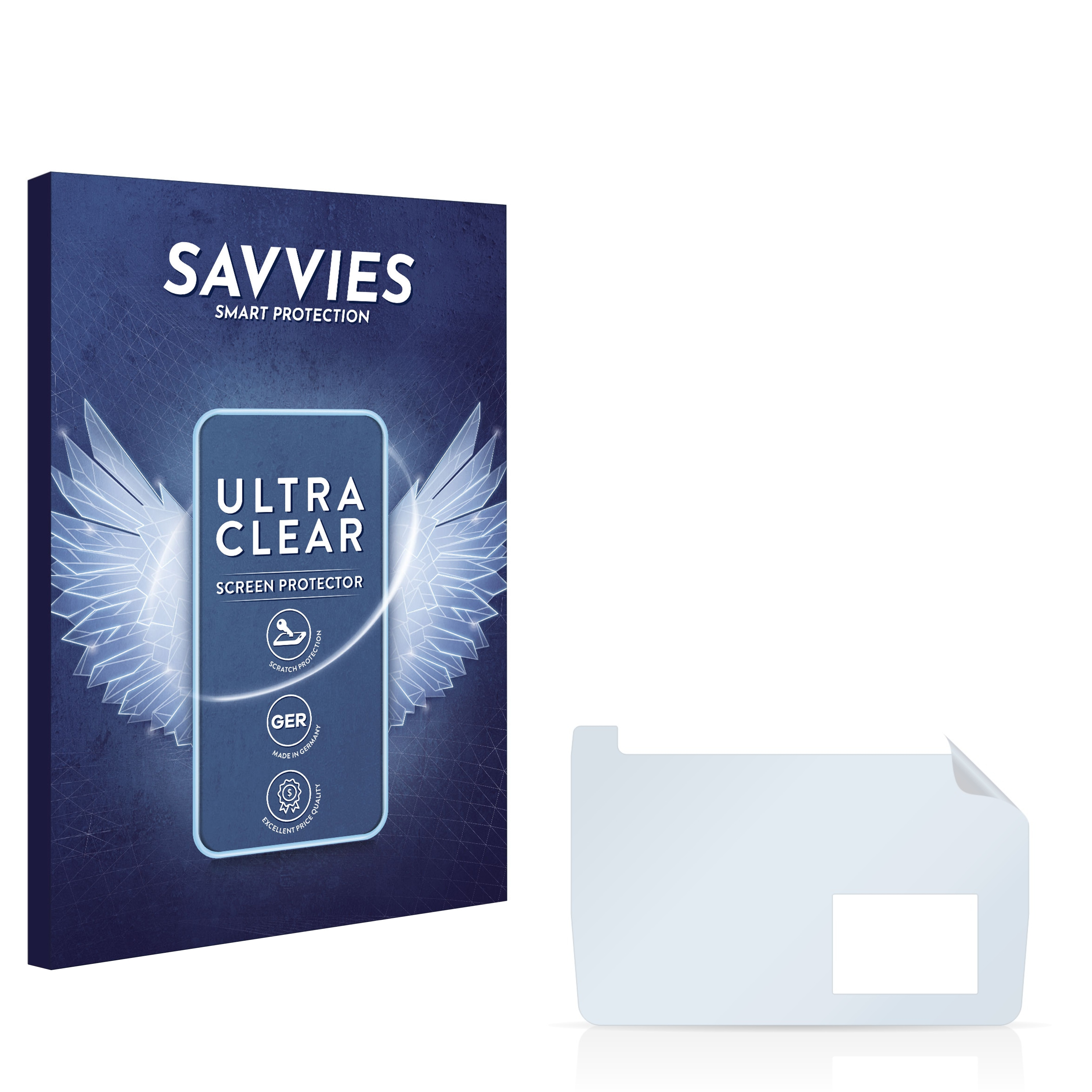 SAVVIES 3x klare 7590 Schutzfolie(für Fritz!Box Router)