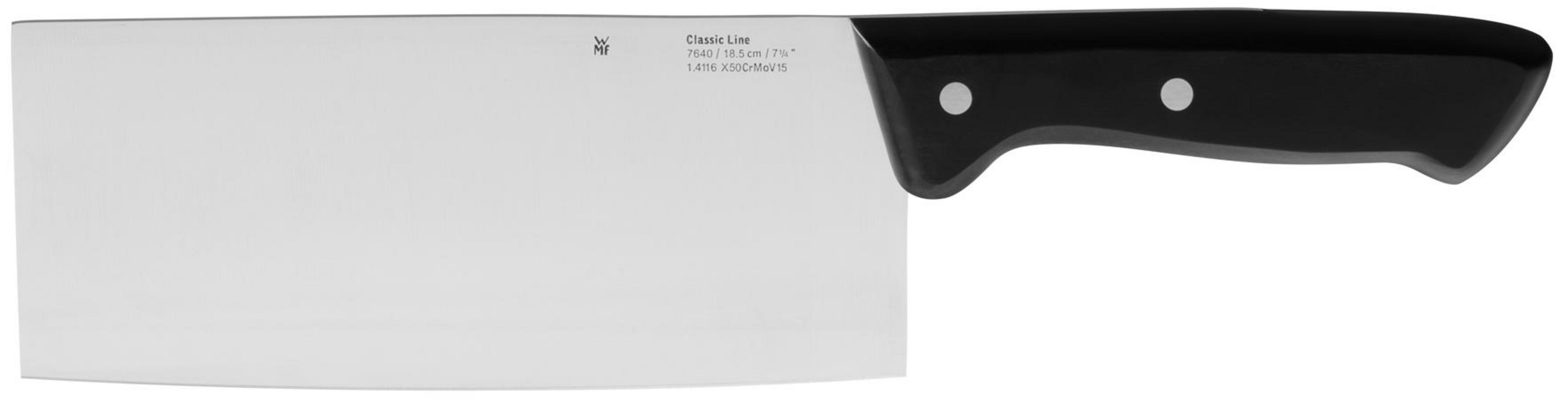 WMF 1876406030 CHIN. 18,5CM Chinesisches Hackemesser CLASSIC KOCHMESSER LINE